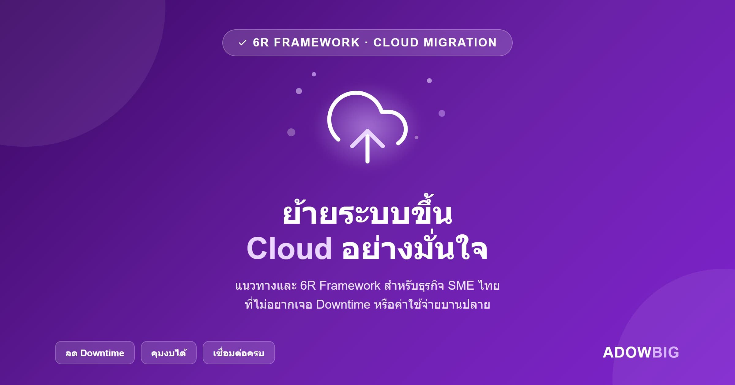 ย้ายระบบขึ้น Cloud: แนวทางสำหรับธุรกิจไทยที่ไม่อยากพลาด