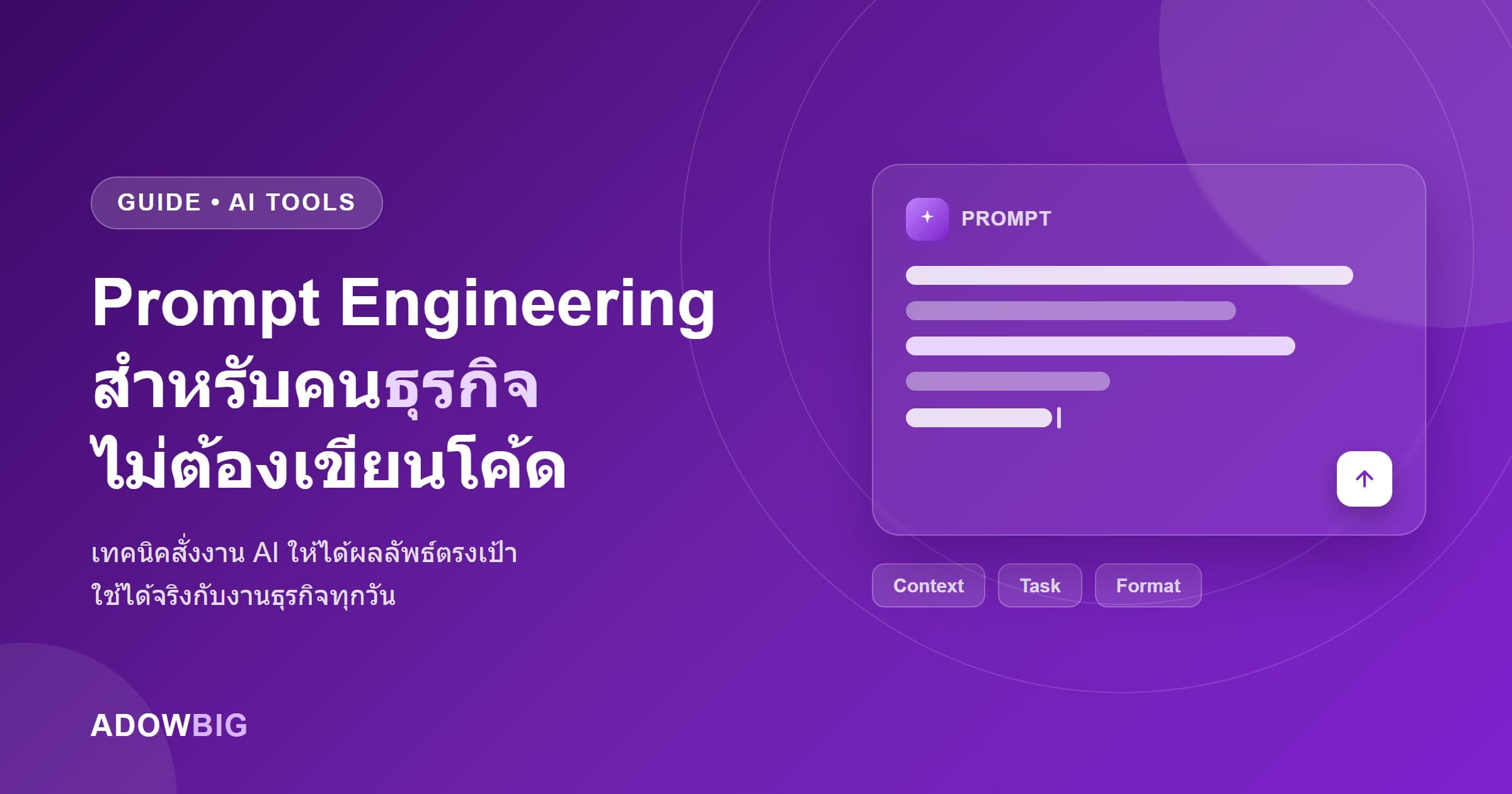 Prompt Engineering สำหรับคนธุรกิจที่ไม่ใช่นักเขียนโค้ด